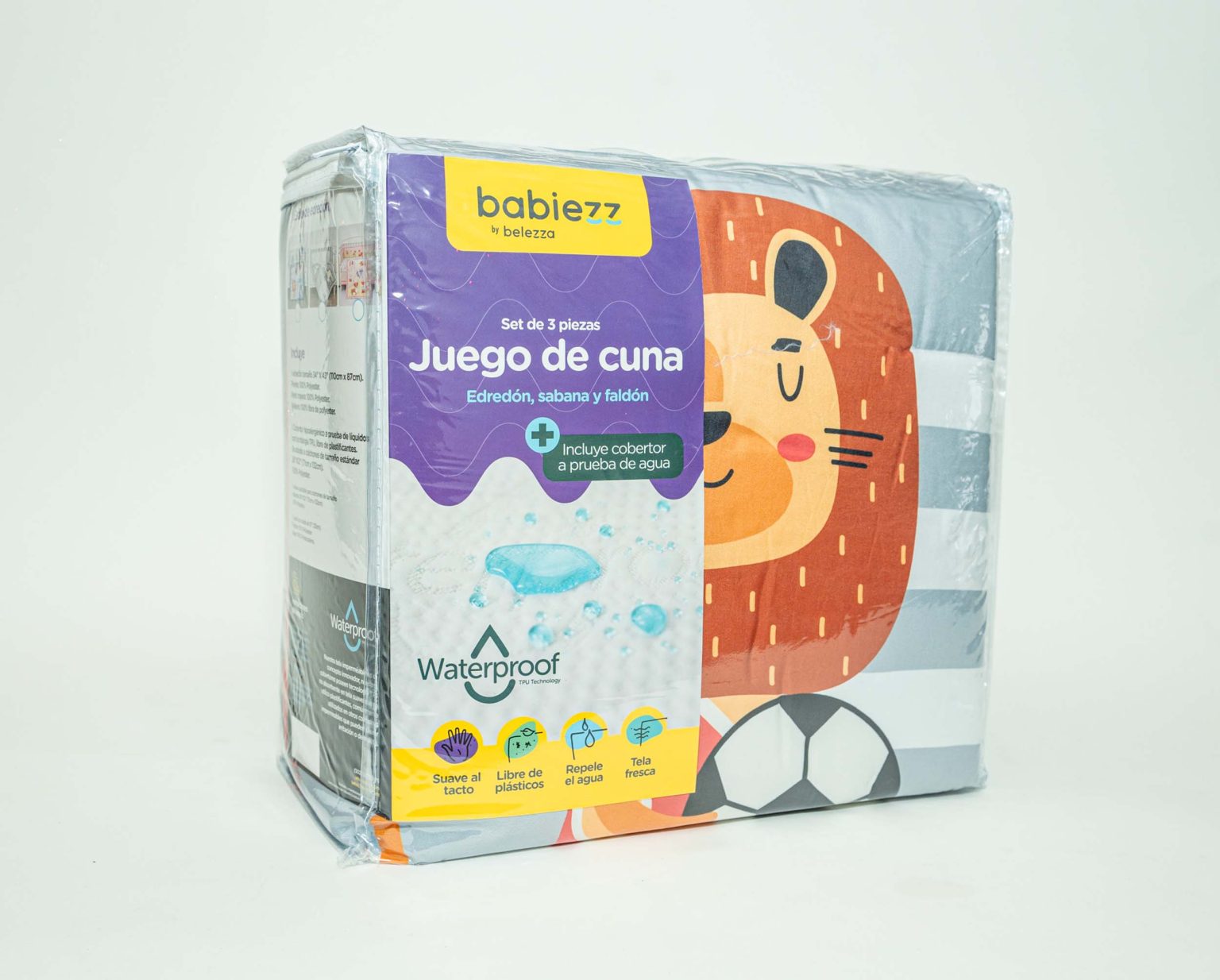 Set 4 piezas para juego de cama de cuna